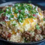 one-pot ground beef and rice skillet - featured image