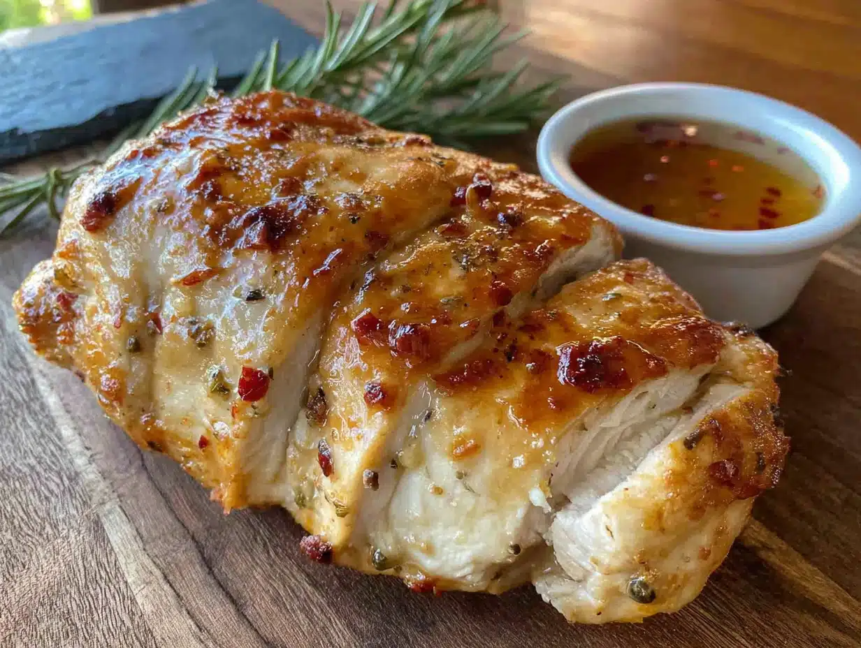 overnight crockpot chicken breast - featured image