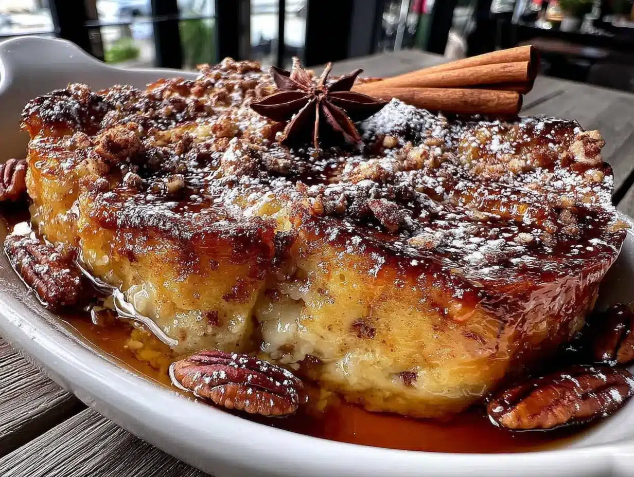 overnight pumpkin french toast casserole preparation steps