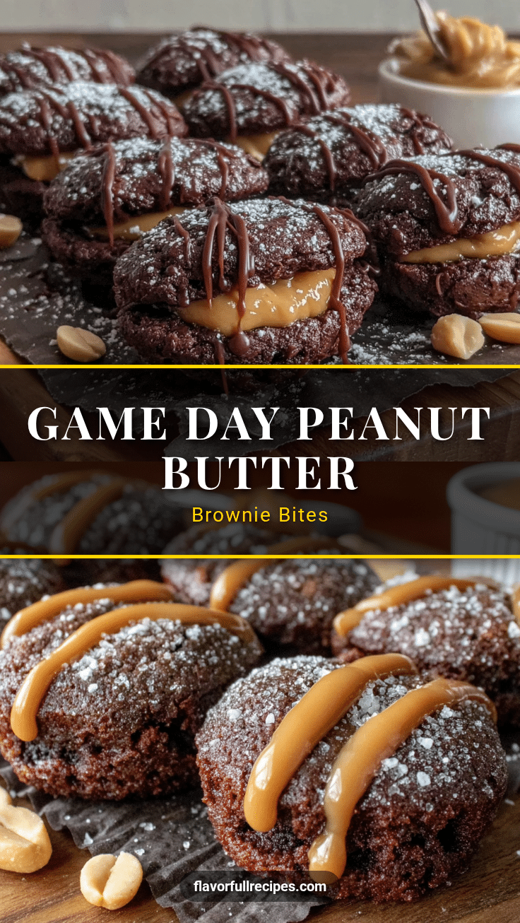 peanut butter brownie bites recipe