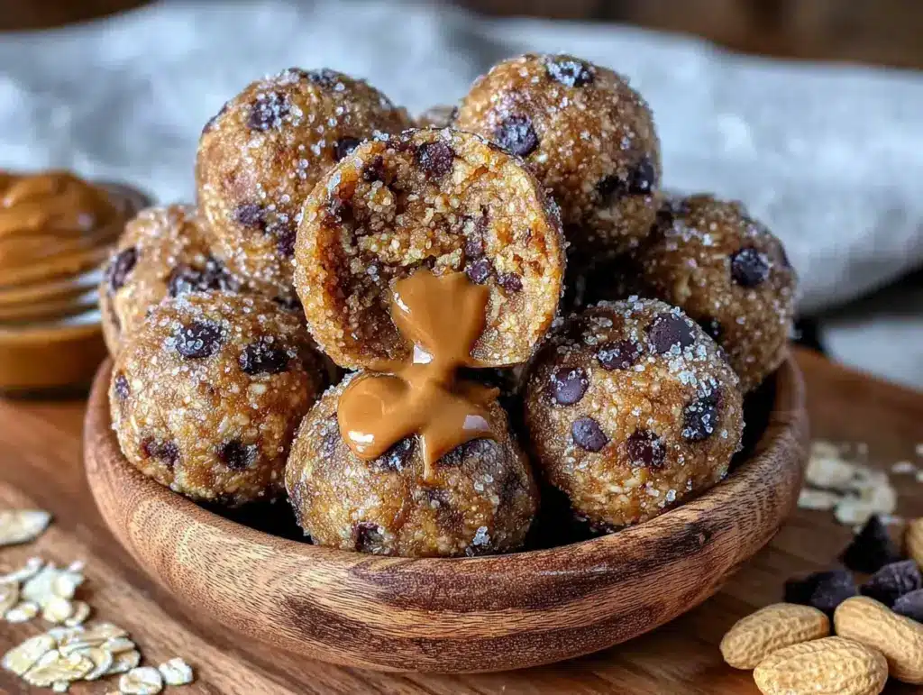 peanut butter energy balls - featured image