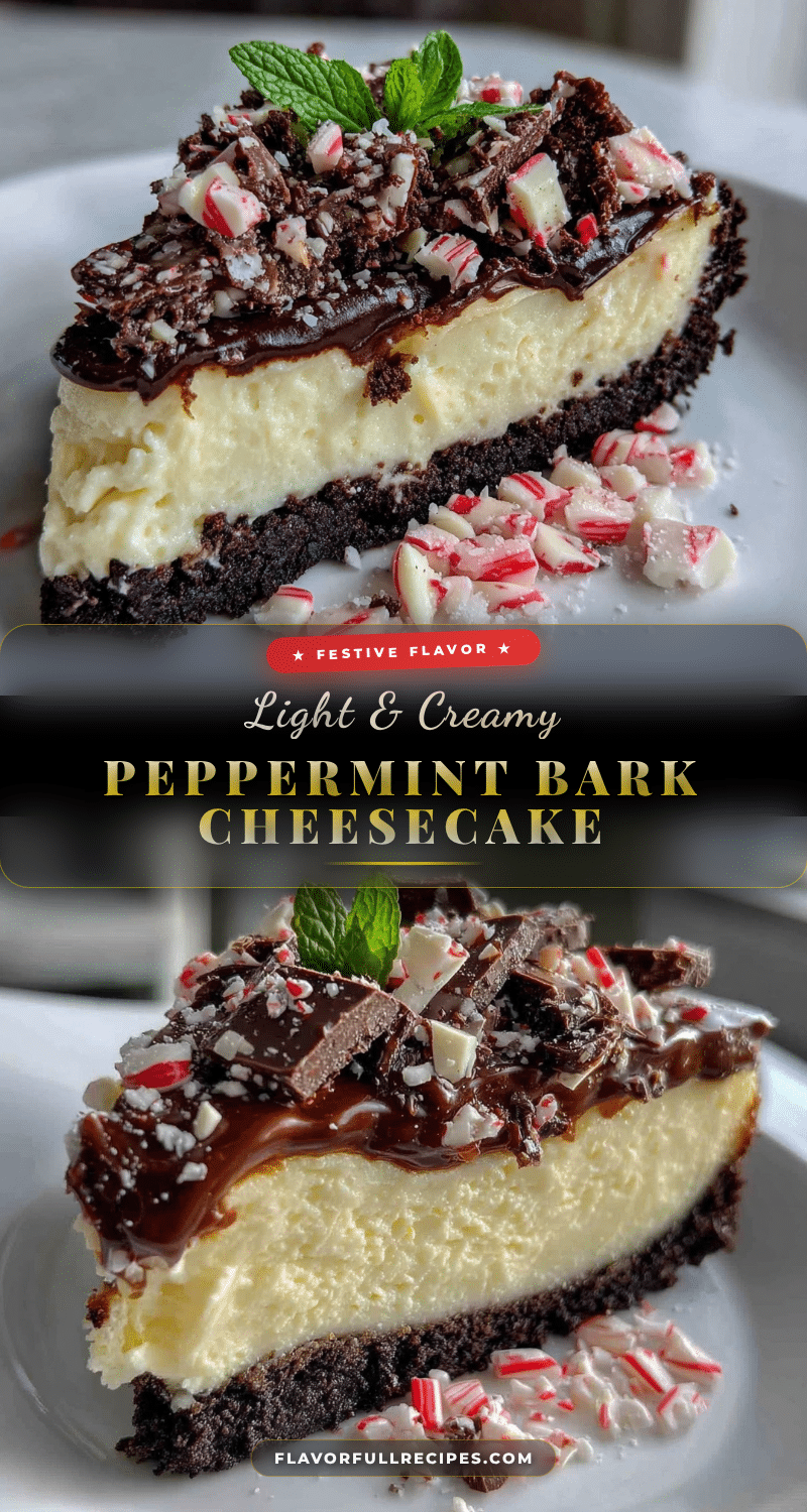 peppermint bark cheesecake recipe