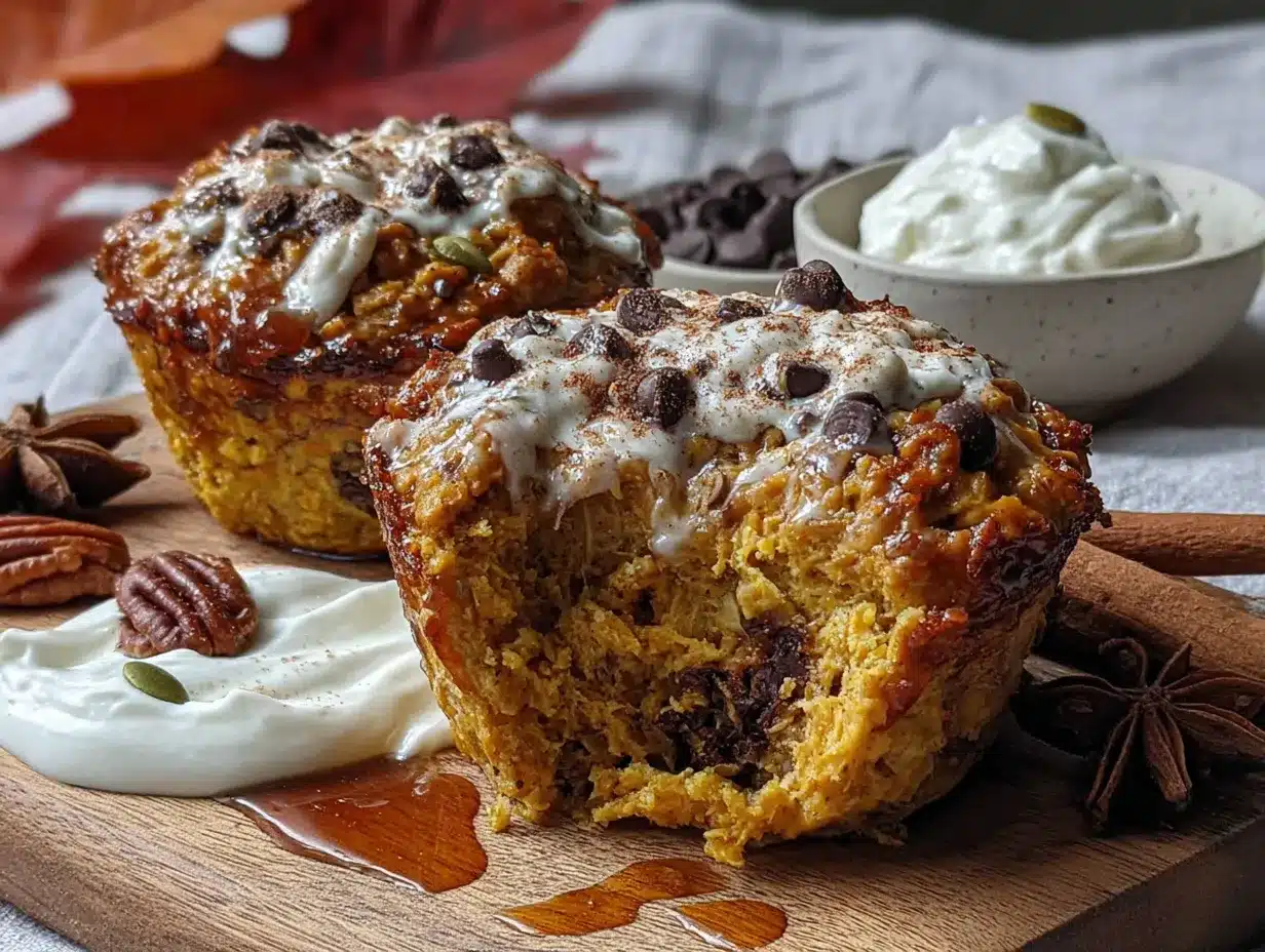 pumpkin baked oatmeal cups preparation steps