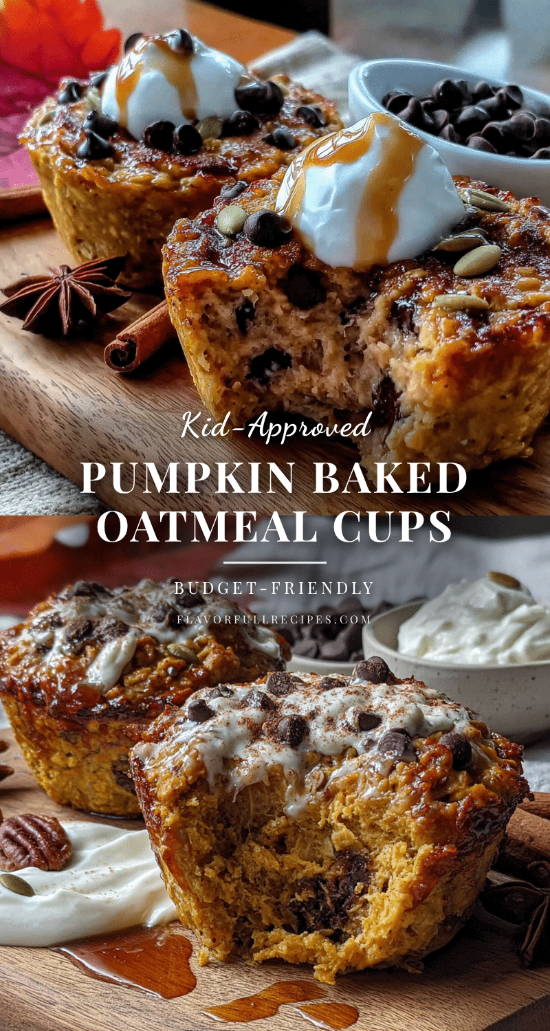 pumpkin baked oatmeal cups recipe
