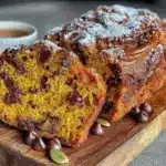 pumpkin chocolate chip bread - featured image