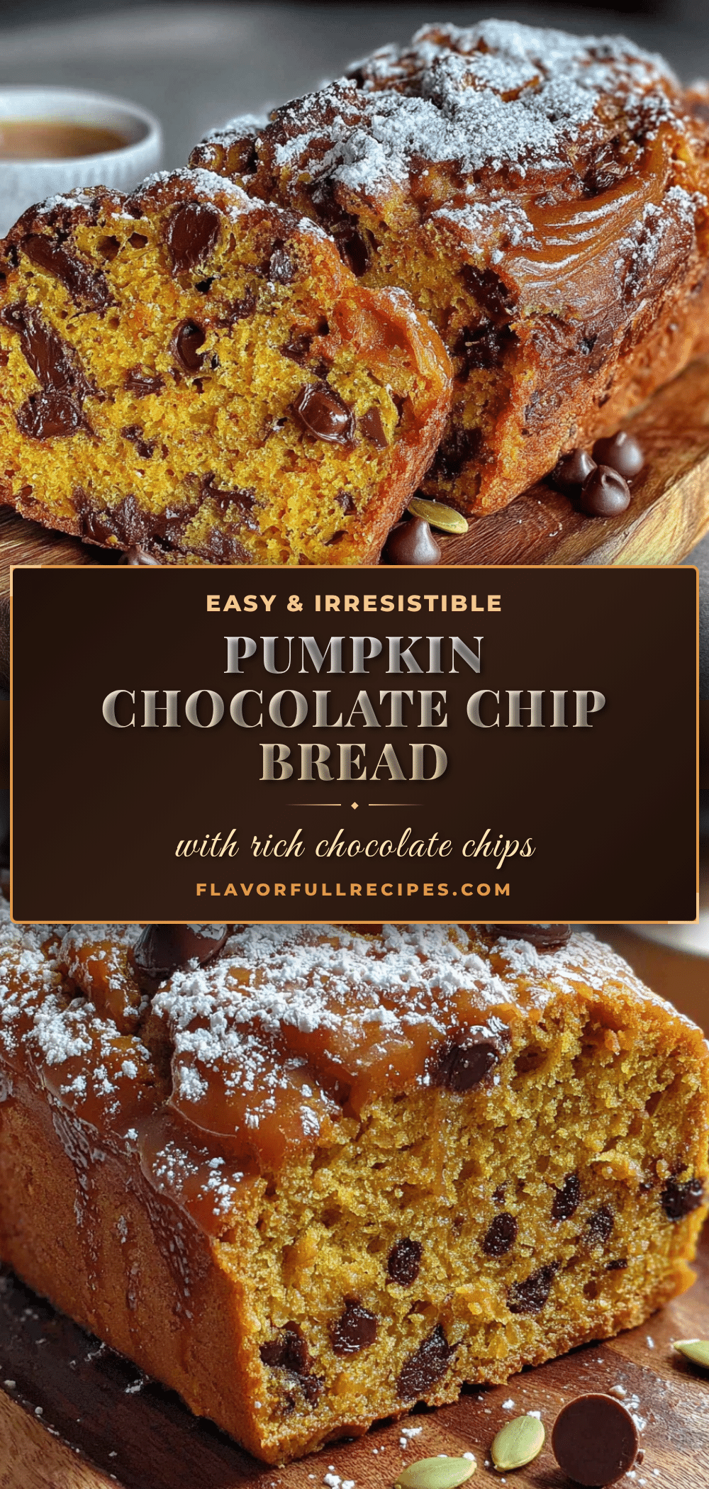 pumpkin chocolate chip bread recipe