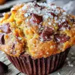 pumpkin chocolate chip muffins - featured image