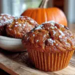pumpkin chocolate chip muffins - featured image