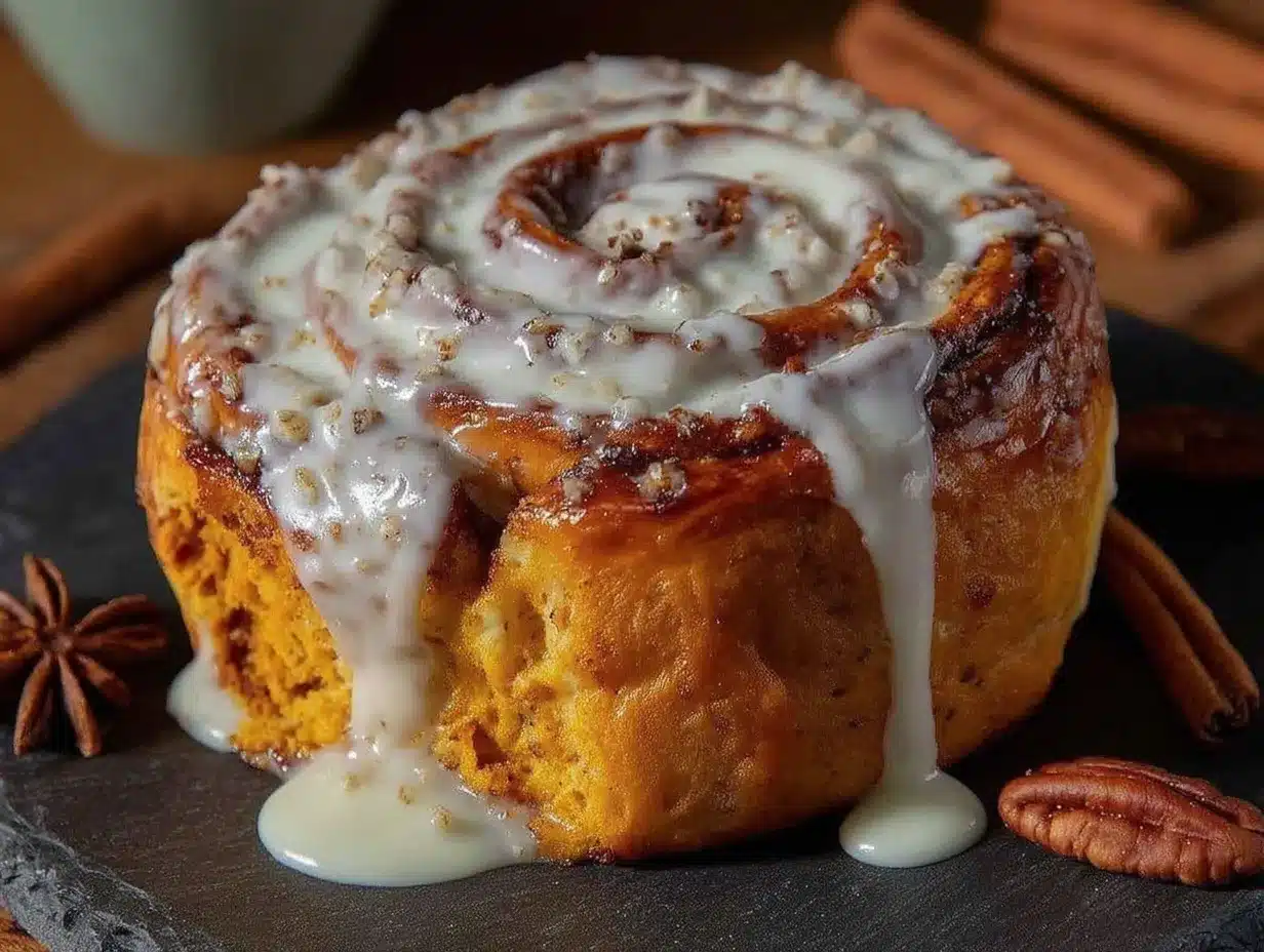pumpkin cinnamon rolls preparation steps