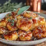 pumpkin gnocchi brown butter sage sauce - featured image