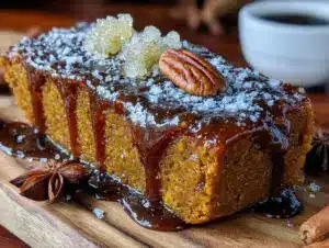 pumpkin molasses spice bars - featured image