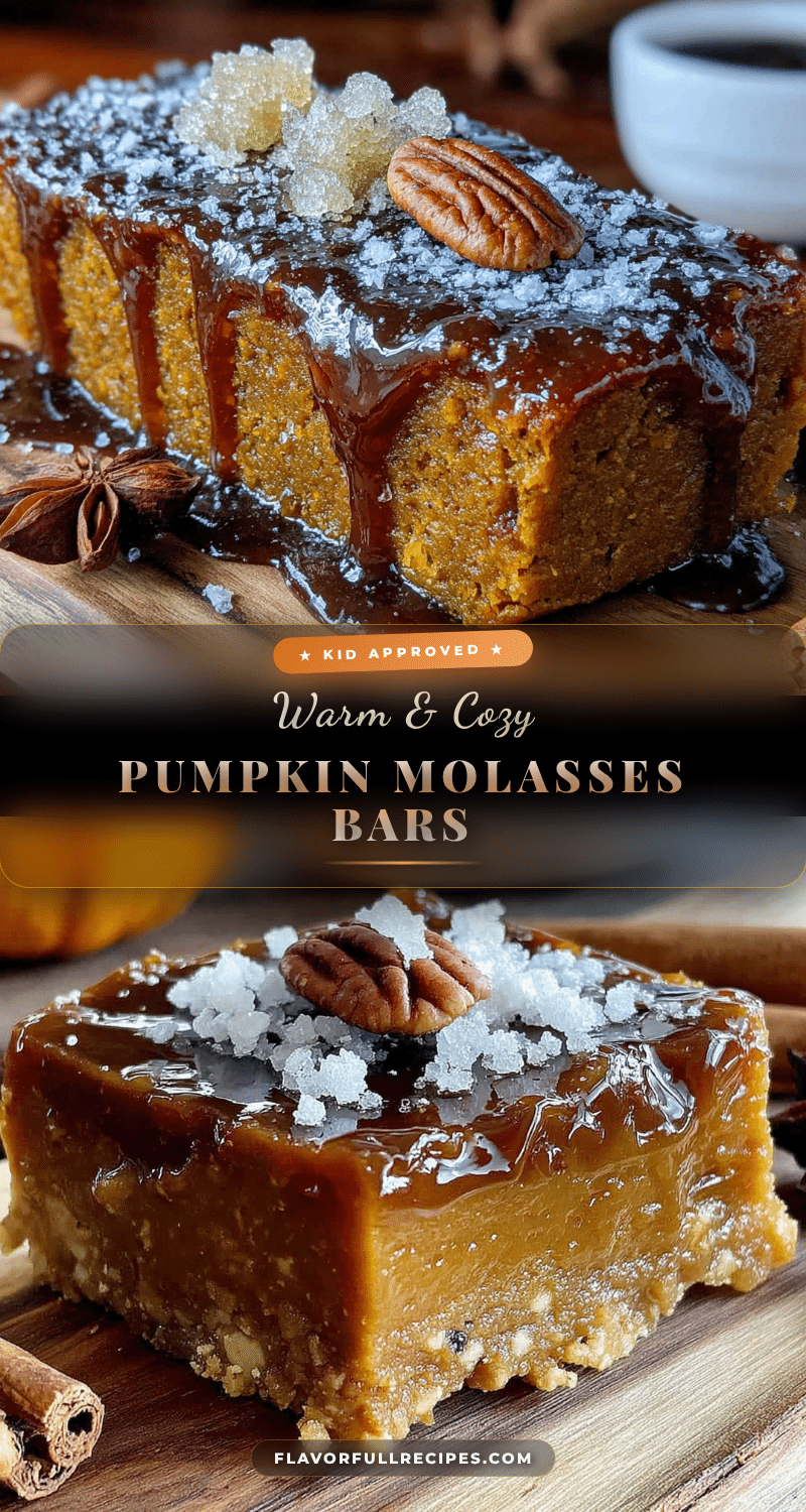 pumpkin molasses spice bars recipe