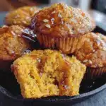 pumpkin oat muffins - featured image