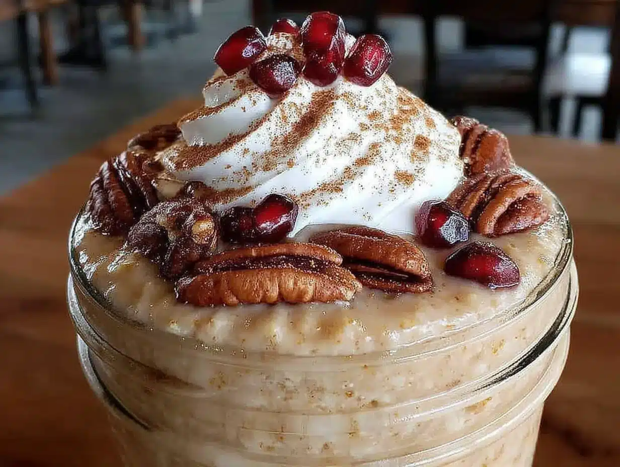 pumpkin overnight oats meal prep preparation steps