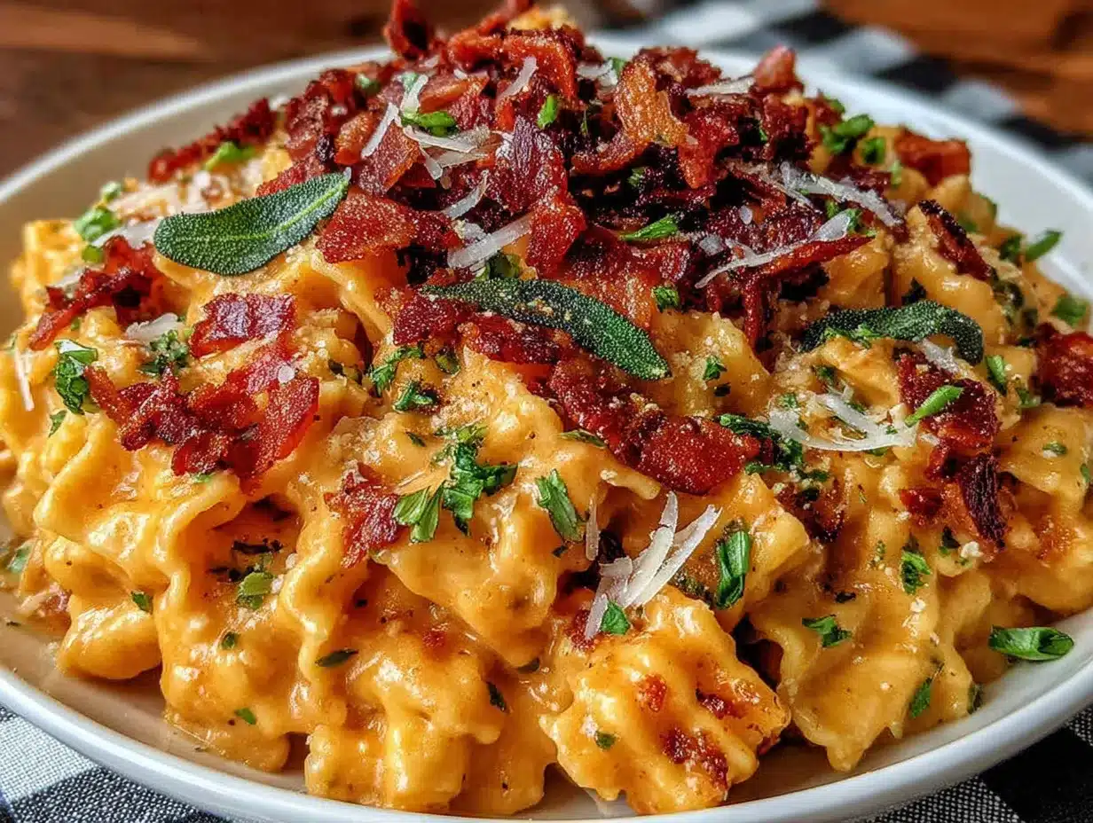pumpkin sage pasta preparation steps
