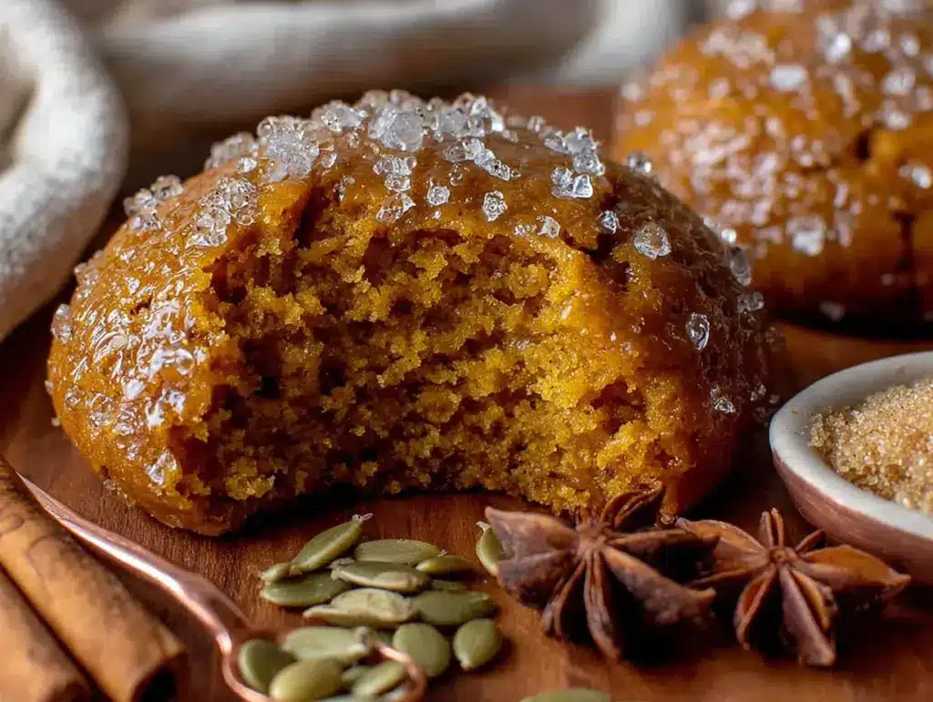 pumpkin snickerdoodle cookies - featured image