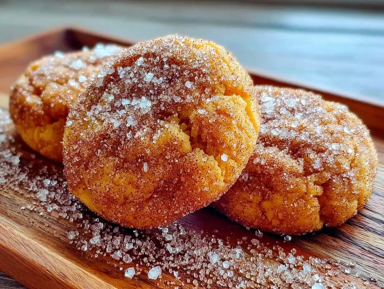 pumpkin snickerdoodle cookies preparation steps