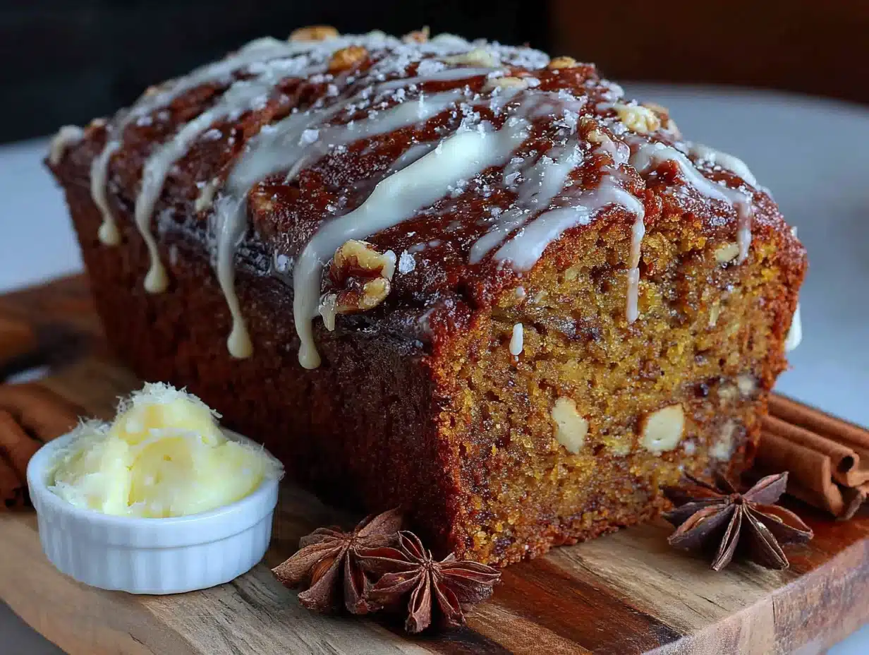 pumpkin spice banana bread - featured image