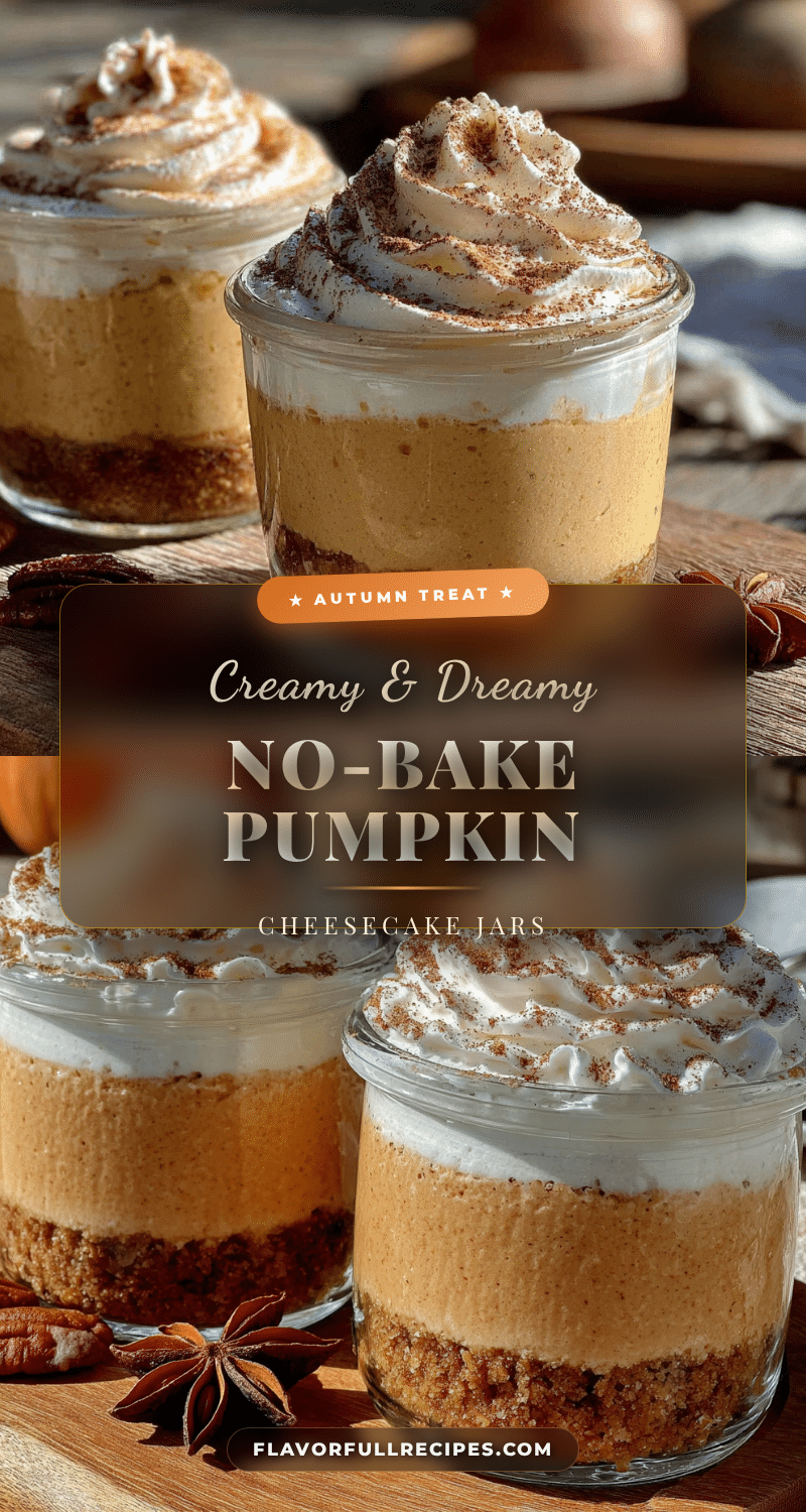 pumpkin spice cheesecake jars recipe