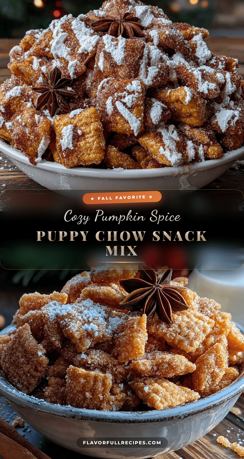 pumpkin spice puppy chow recipe