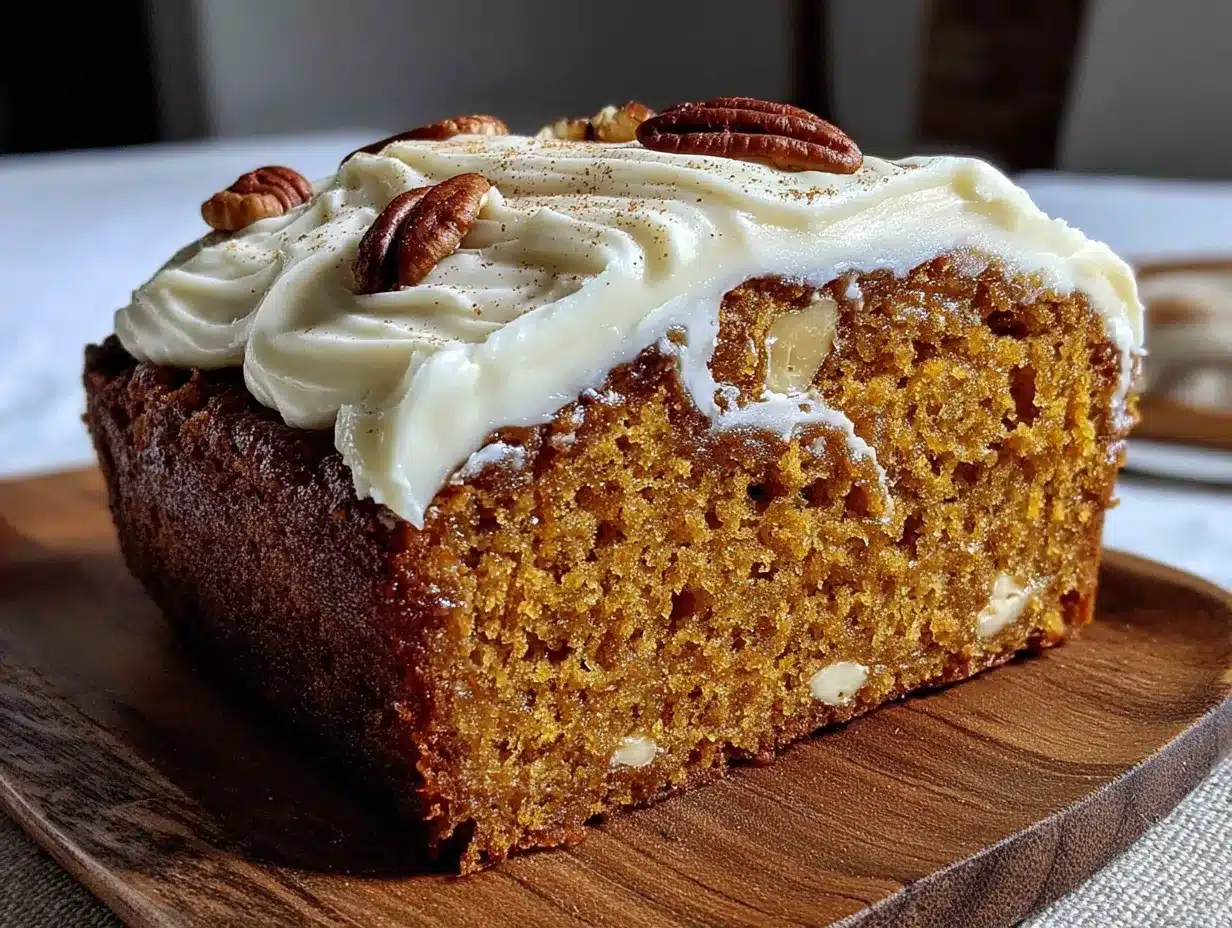 pumpkin spice snack cake preparation steps