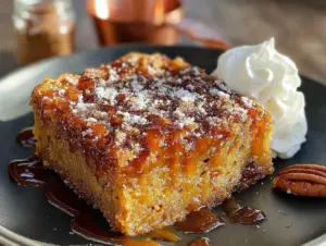 Pumpkin Spice Snickerdoodle Blondies - featured image