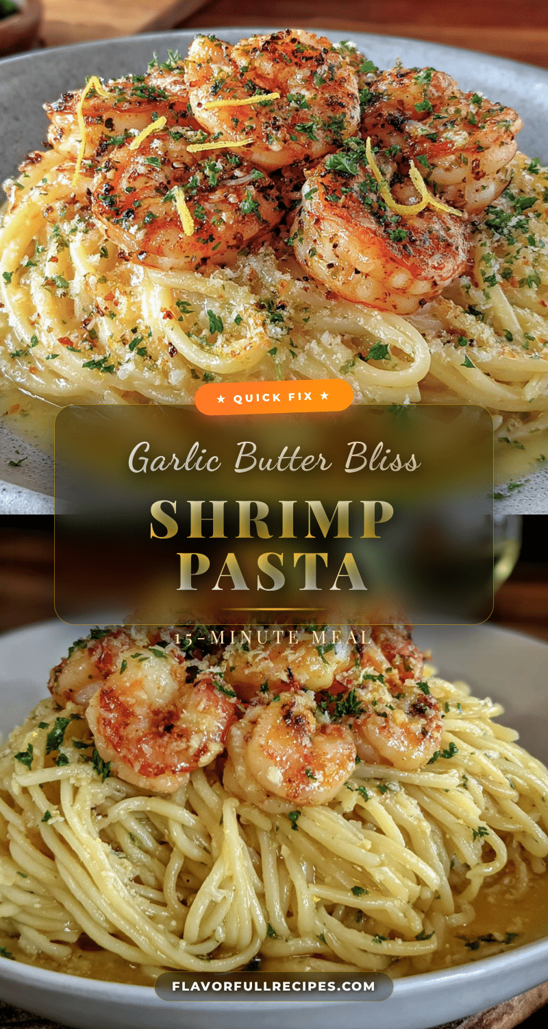 quick garlic butter shrimp pasta recipe