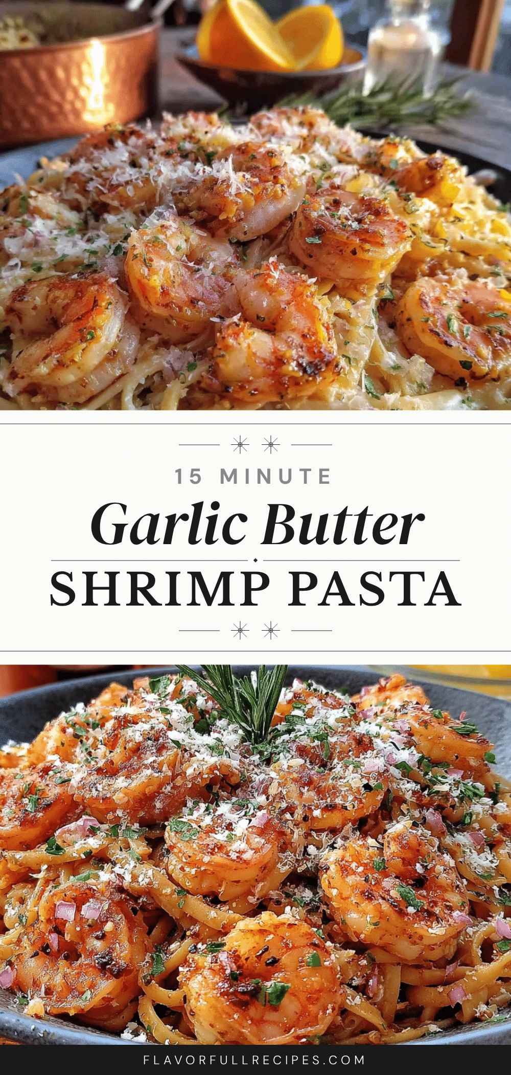 quick garlic butter shrimp pasta recipe