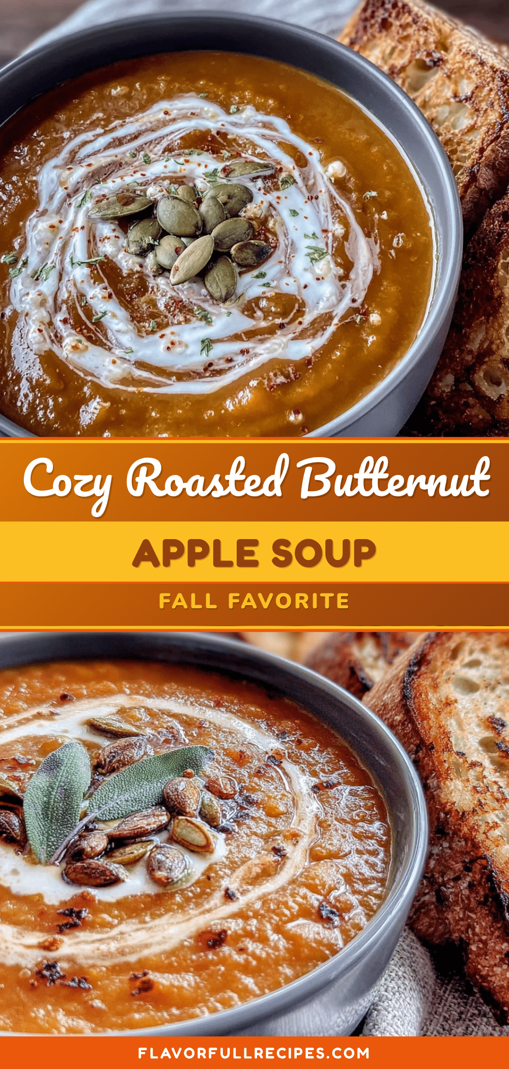 roasted butternut squash and apple soup recipe
