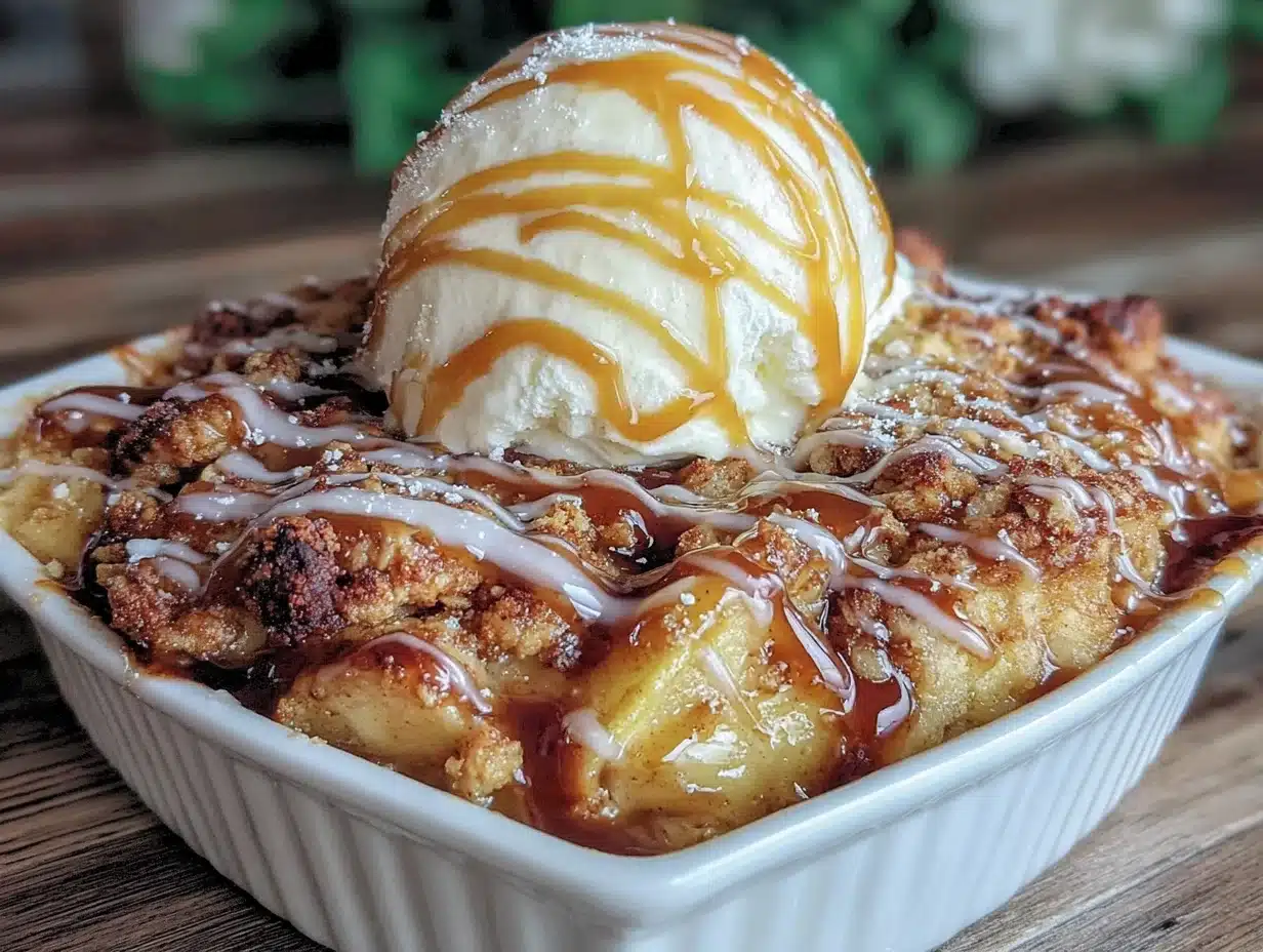 Salted Caramel Apple Crisp - featured image