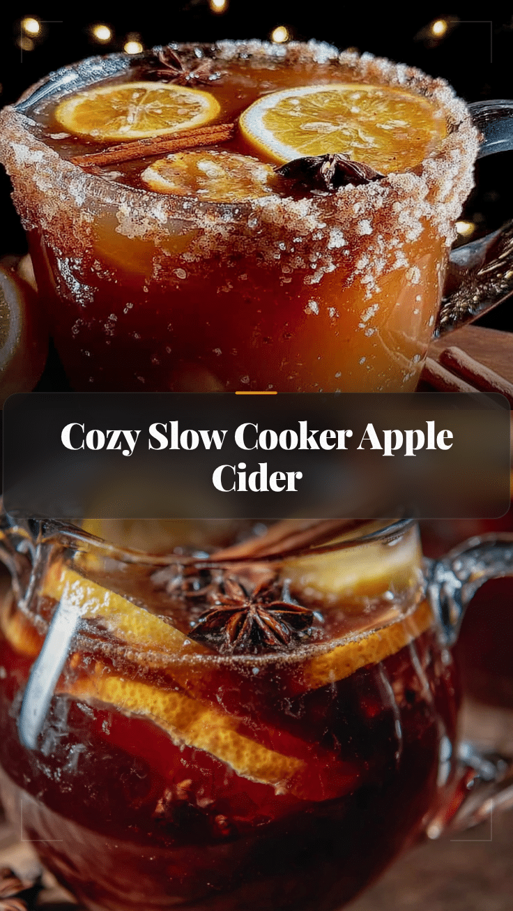 slow cooker apple cider with orange and cinnamon recipe