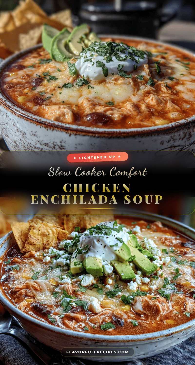 slow cooker chicken enchilada soup recipe