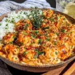 slow cooker honey garlic chicken and rice - featured image