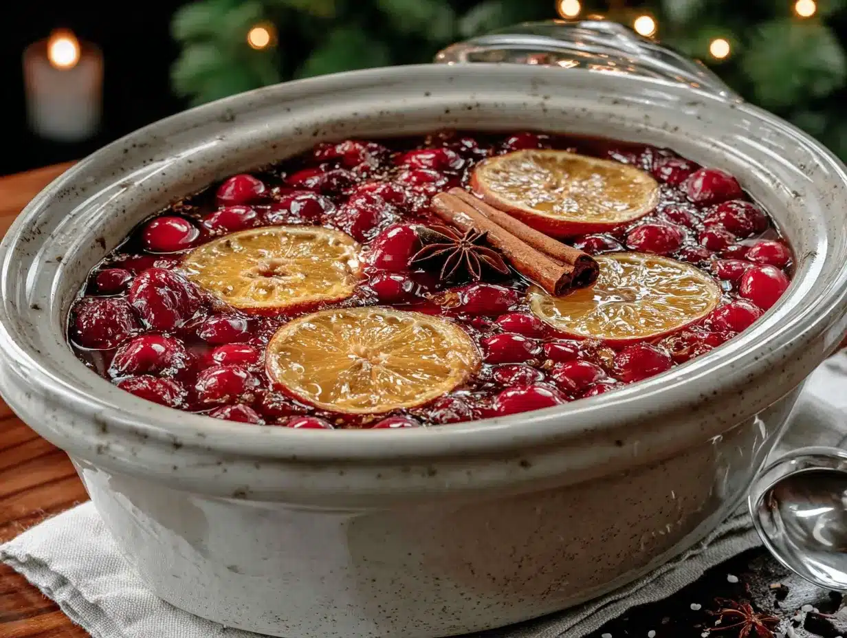 slow cooker wassail punch preparation steps