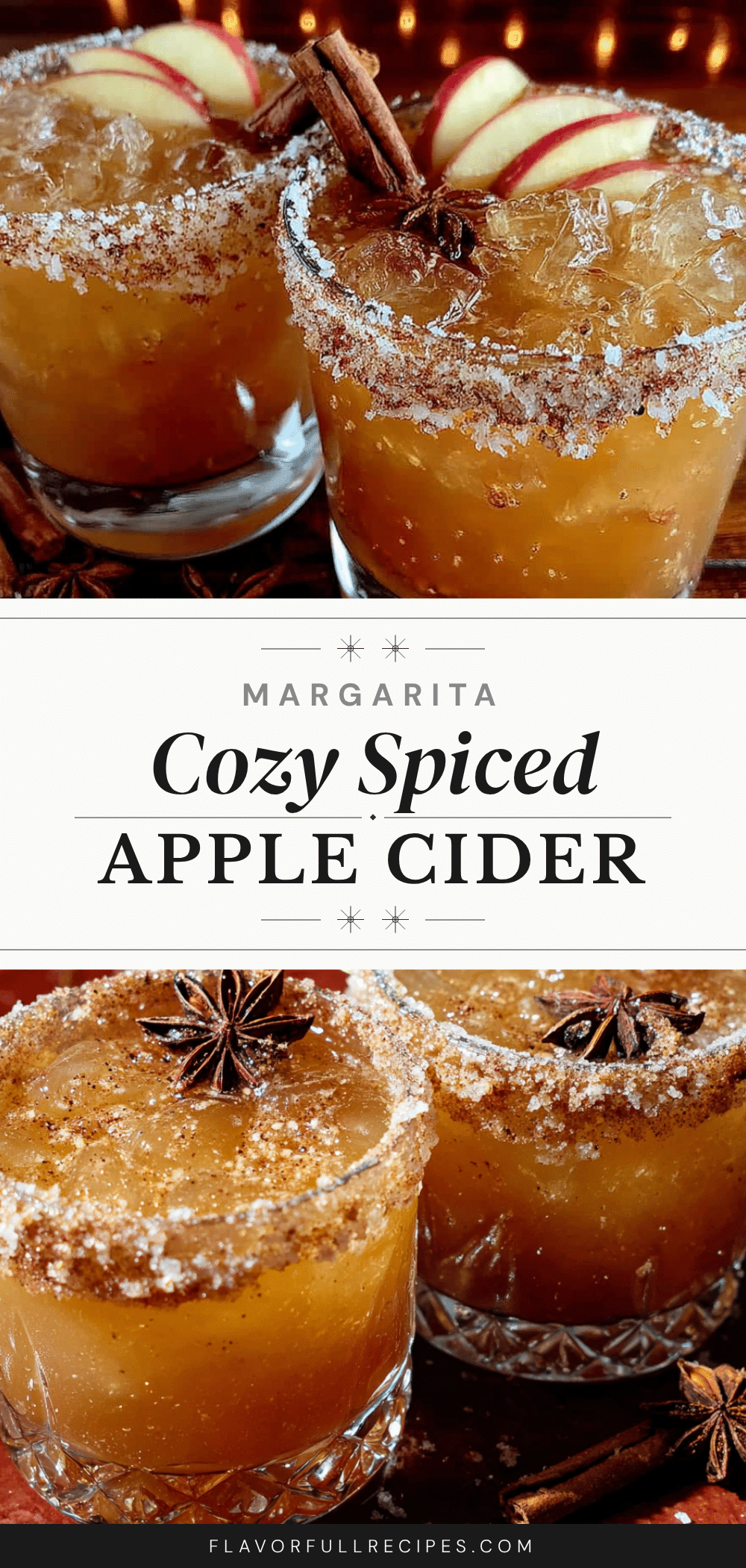 spiced apple cider margarita for two recipe