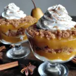 spiced pear pumpkin trifle cups - featured image