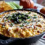 spiderweb buffalo chicken dip - featured image