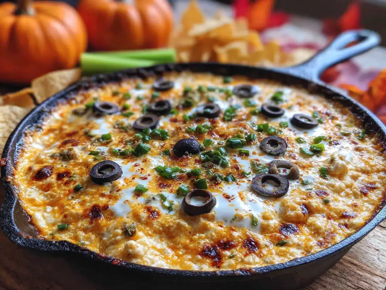 spiderweb buffalo chicken dip preparation steps
