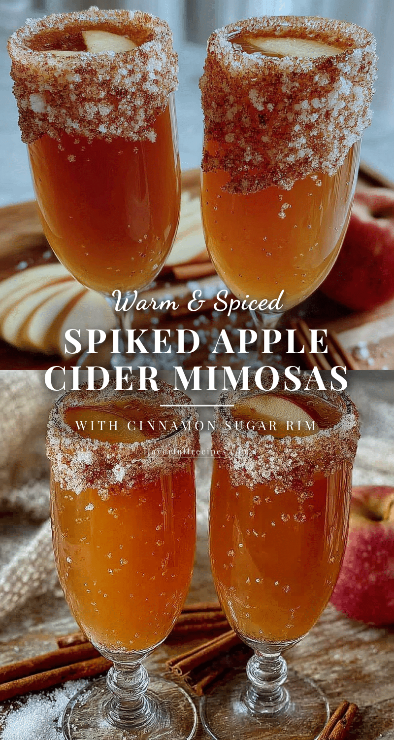 spiked apple cider mimosas recipe