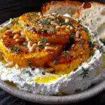 whipped feta dip with roasted pumpkin - featured image