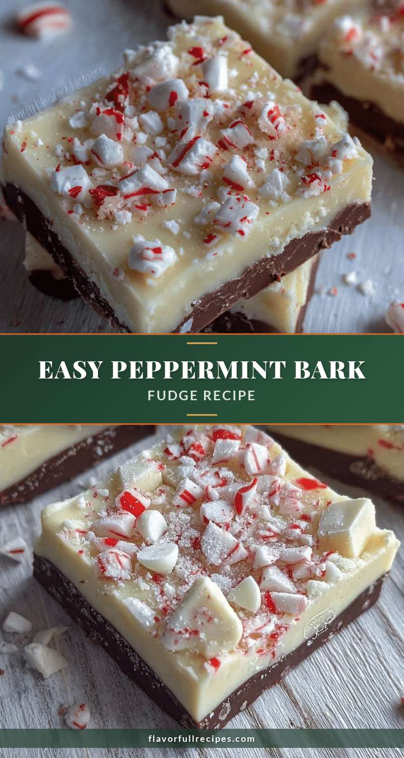 white chocolate peppermint bark fudge recipe