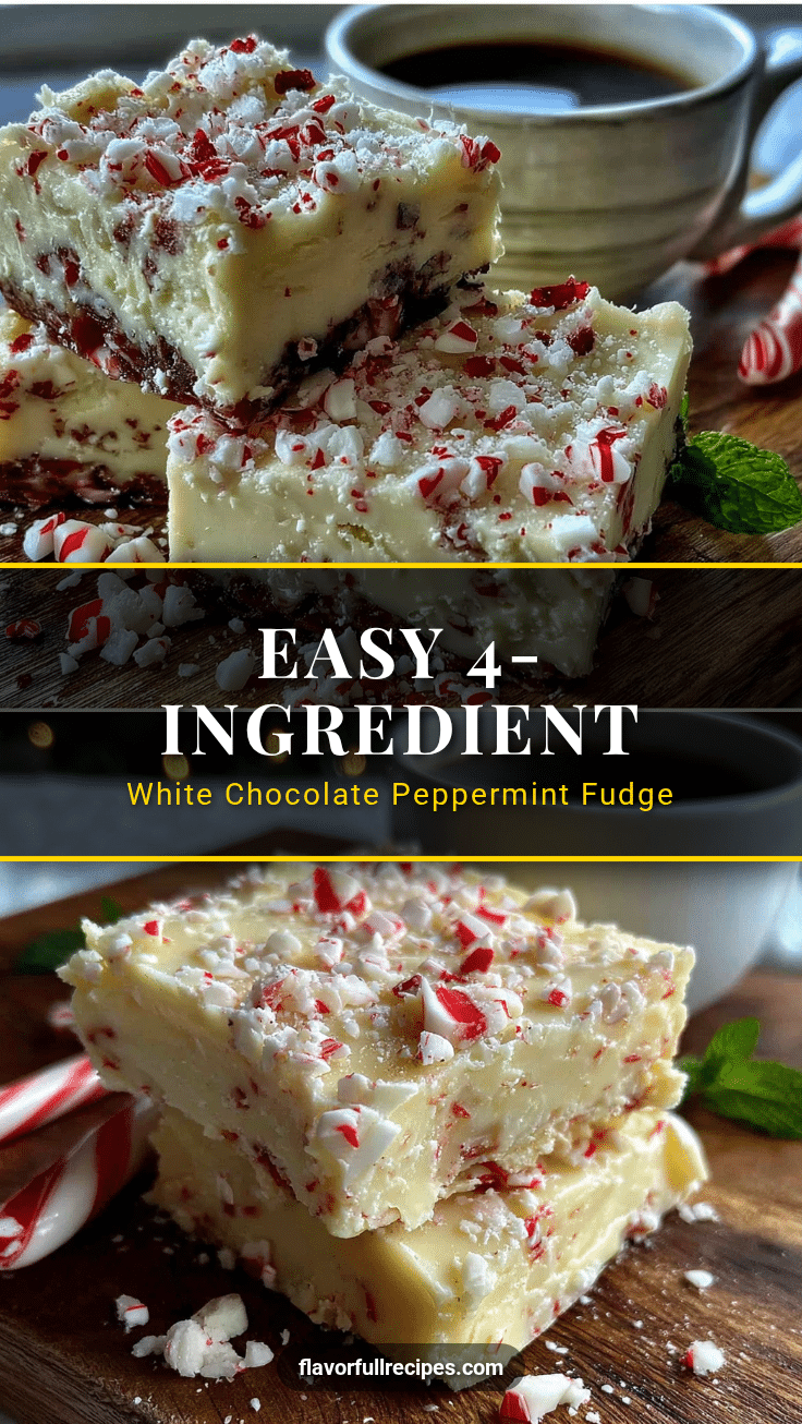 white chocolate peppermint fudge recipe