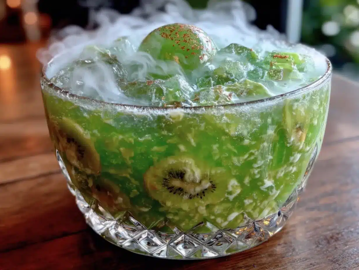 witchs brew green punch preparation steps