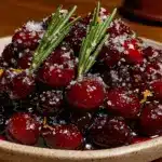 5-minute cranberry orange sauce with fresh rosemary - featured image