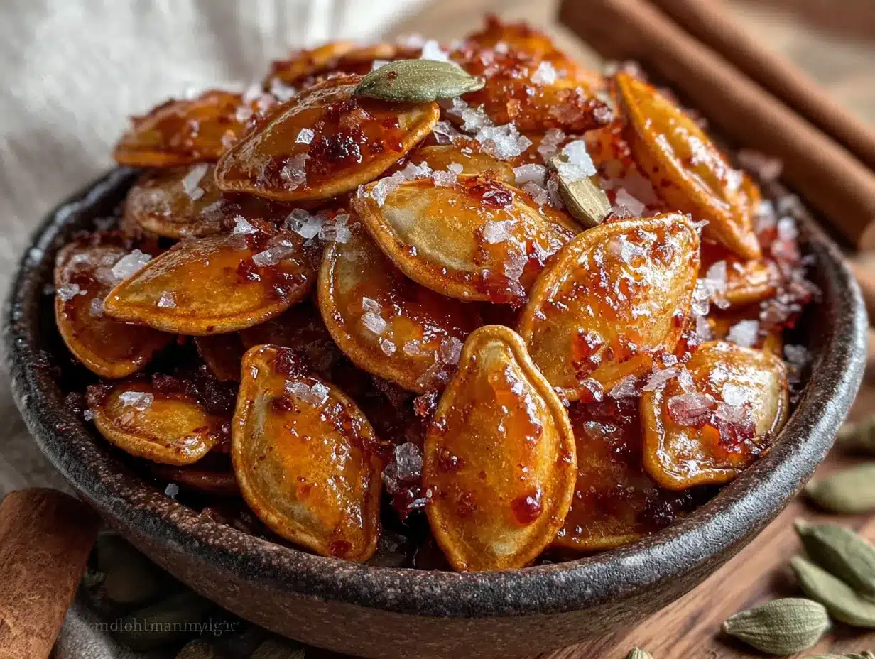 baked pumpkin seeds preparation steps