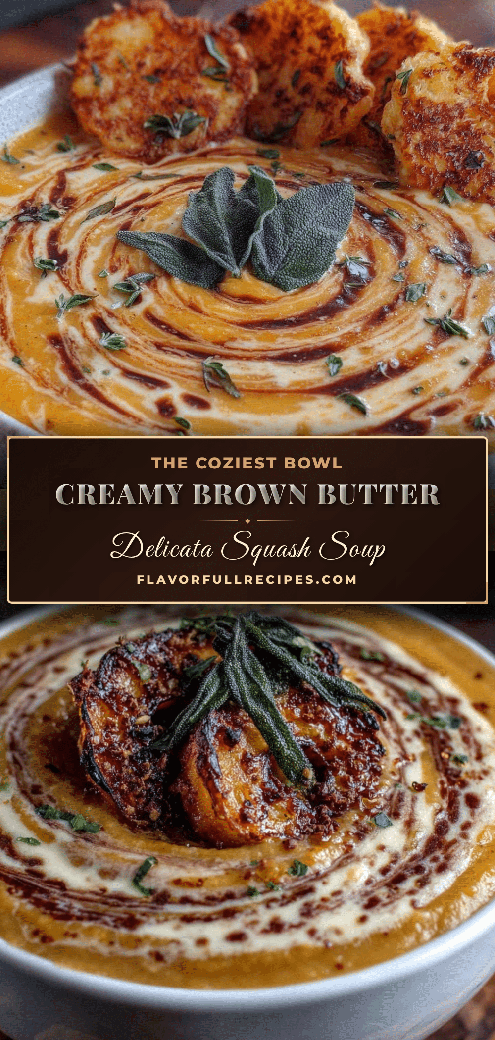 brown butter delicata squash soup recipe