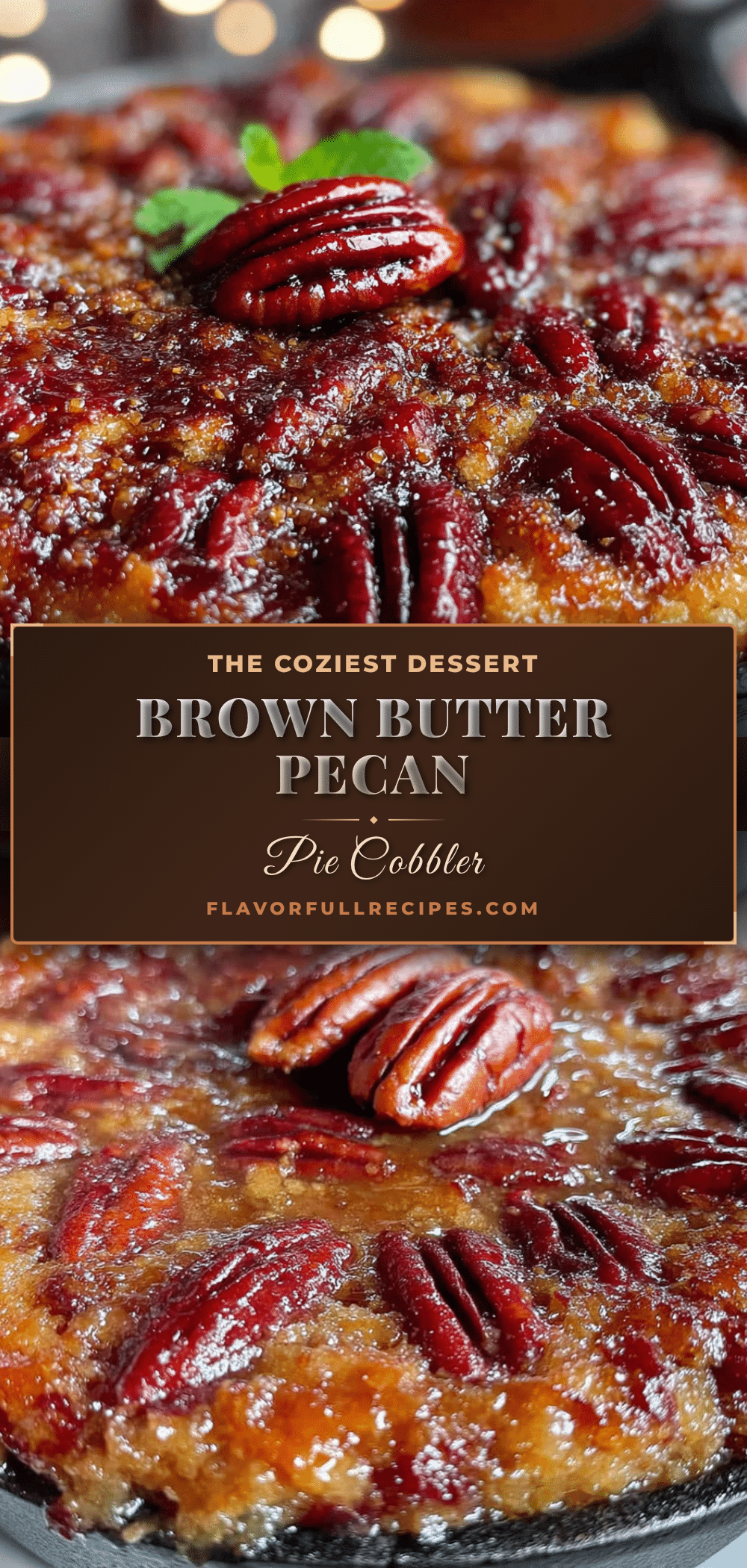 brown butter pecan pie cobbler recipe