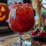 candy apple Halloween cocktail - featured image