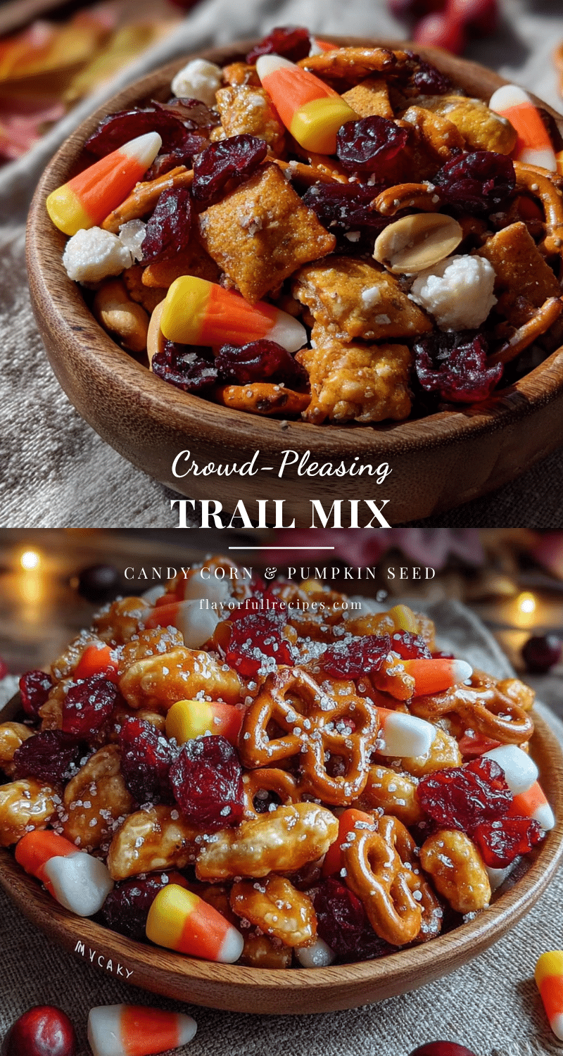 candy corn pumpkin seed trail mix recipe