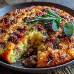 cornbread dressing with sage and sausage - featured image